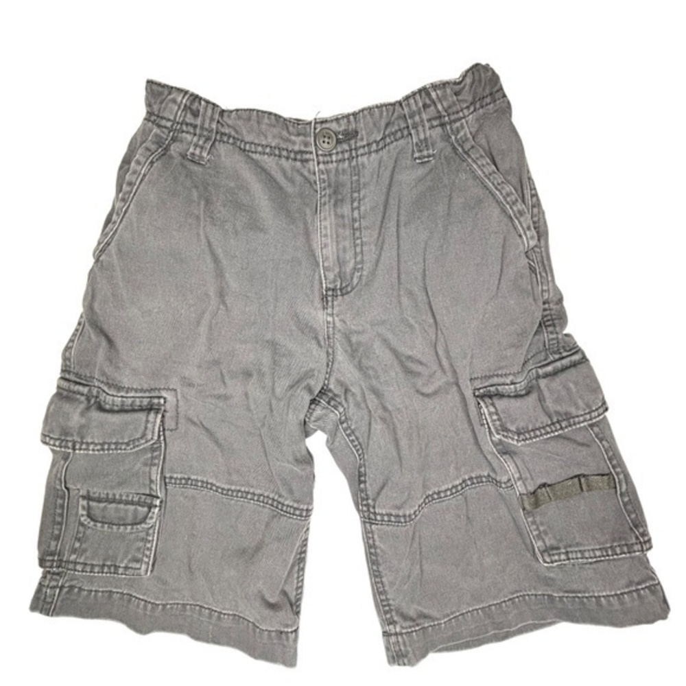 Falls Creek Cargo Shorts Boys Size 12 Gray Cargo Shorts